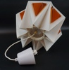 Lars Ejler Schiøler, taklampa, plast, ''Harlekin'', Hoyrup Light, Danmark, 1960-tal.