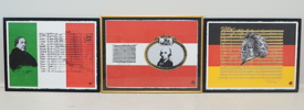 Alf Stridfeldt, serigrafier, 3 st, kompositörer, artists proof, sigillstämplade.