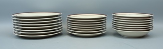 Matservis, 25 delar, stengods, Yamashu Stoneware, Japan.