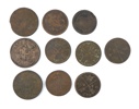 Mynt, 10 st, Sverige, 1700-tal.
