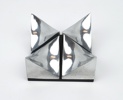 Beck & Jung, skulptur, ''Girocubes'',  aluminium/plexiglas, EA 13/50, signerad, daterad 1977.