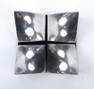 Beck & Jung, skulptur, ''Girocubes'',  aluminium/plexiglas, EA 13/50, signerad, daterad 1977.