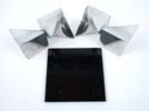 Beck & Jung, skulptur, ''Girocubes'',  aluminium/plexiglas, EA 13/50, signerad, daterad 1977.