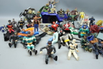 Actionfigurer, ett parti, plast, bl. a Kenner.