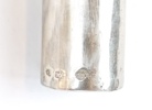 Puderdosa med spegel och läppstiftshållare, silver, importstämplat, 1900-tal.