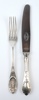 Bestickservisdelar, 12 st, silver 875.