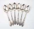 Matskedar, 6 st, silver 875, Jugend.