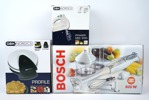 Matberedare, elvisp, våffeljärn och stavmixer, Bosch, Philips och OBH Nordica.