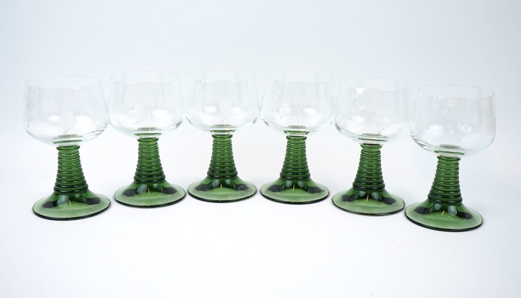 Remmare, 6 st, glas.