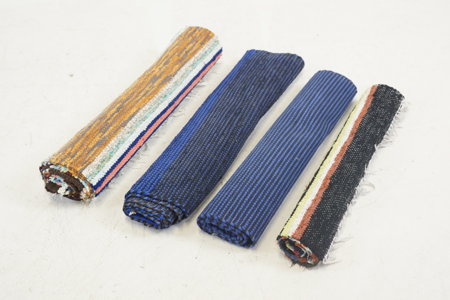 Trasmattor 4 st, textil.