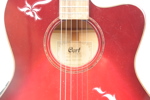 Gitarr, elektroakustisk, Cort Jade6 TWB, med fodral.