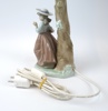 Bordslampa, porslin, NAO, Lladro, Spanien.