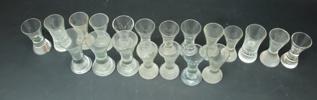 Snapsglas, s.k. Kaptensglas, 20 st, 1900-tal.
