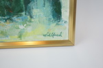 Gunnar Willford, "Ringmuren, Visby", olja på duk, signerad.