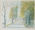 Fredrik Rohde, litografi nr 141/200, signerad, daterad 1981.