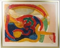 Gustav Bolin, litografi nr E.A, signerad.