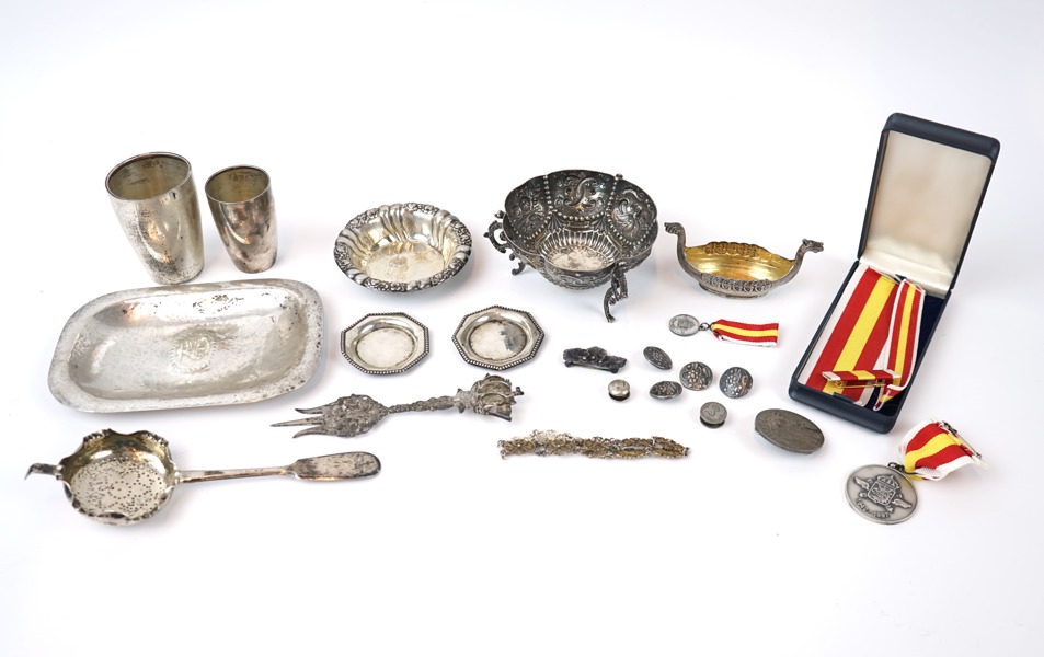 Silver, ett parti, 1900-tal.