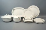 Servisdelar, 11 delar, porslin, ''Diamant Lili'', Rörstrand.