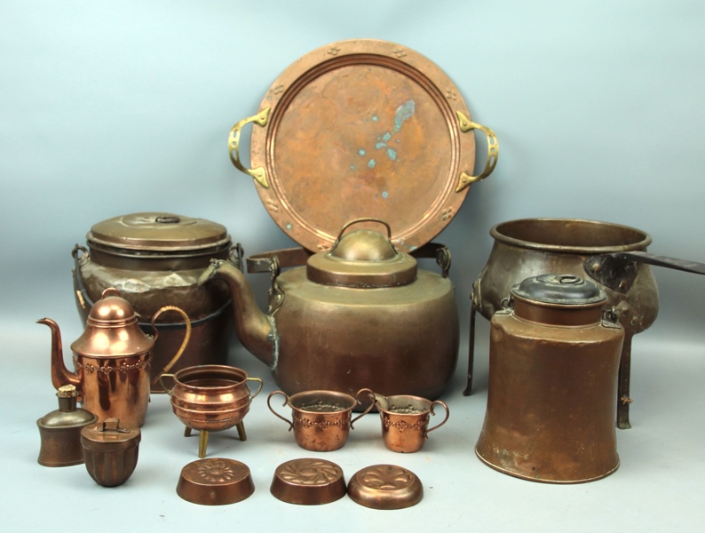 Koppar, ett parti, 1800/1900-tal.