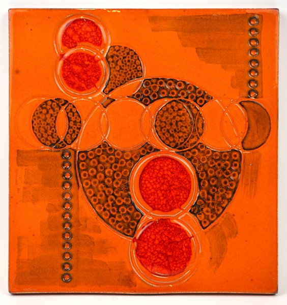 Olle Alberius, relief, stengods, ''Kavalkad'', Rörstrand.