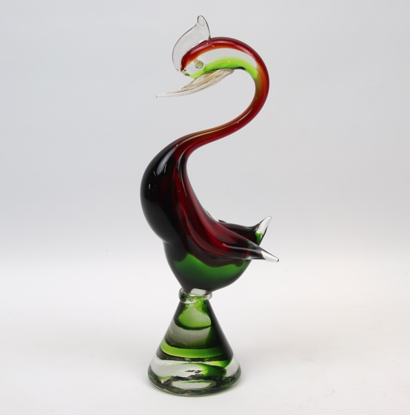 Figurin, glas, Murano, Italien.
