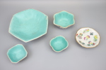 Porslin, 5 delar, Kina, 1800/1900-tal.
