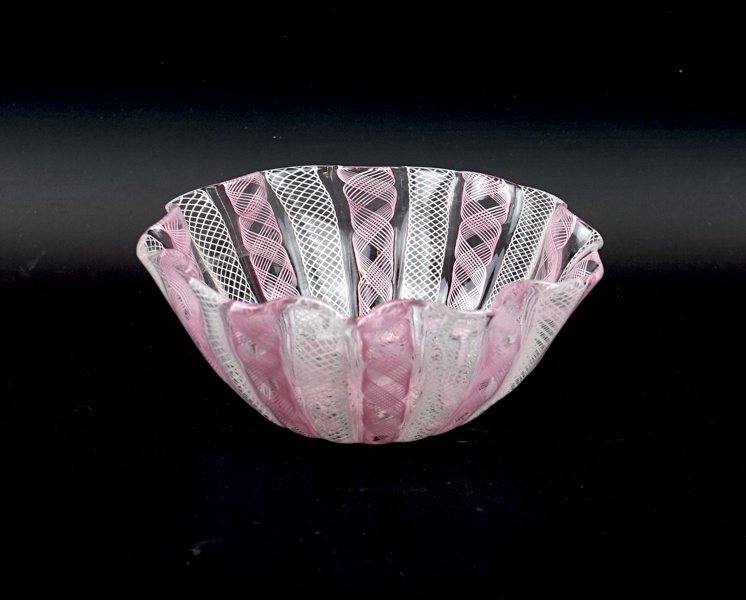 Paolo Venini, skål, glas, Murano, Italien.