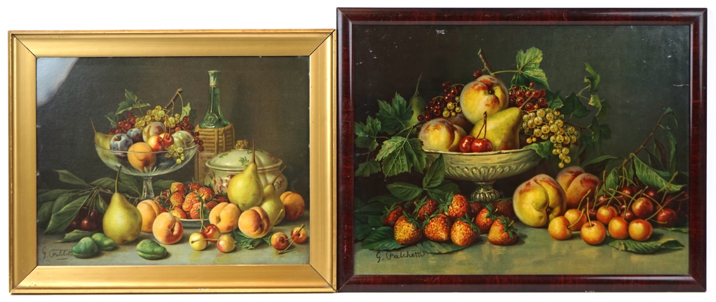 Giuseppe Falchetti, efter, tryck, 2 st, signerade i trycket.