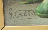 Giuseppe Falchetti, efter, tryck, 2 st, signerade i trycket.