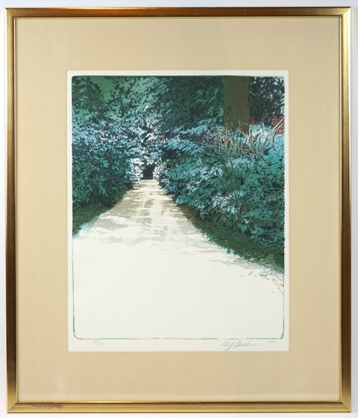 Ulf Onsberg, Malmömotiv, litografi nr 102/150, signerad.