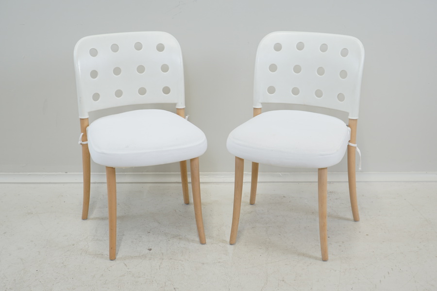 Antonio Citterio, stolar, ett par, plast/trä/textil, "Minni", Halifax.