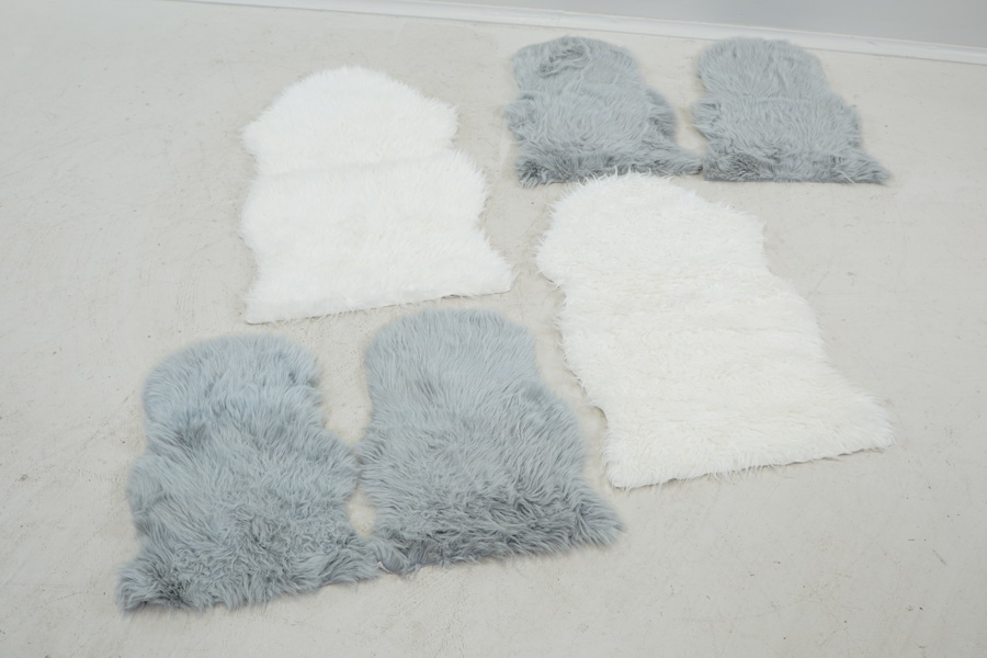 Mattor, 2+4 st, polyester/akryl.