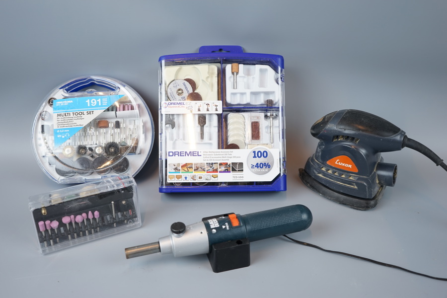 Multislip m.m, ett parti, bl.a Black & Decker.