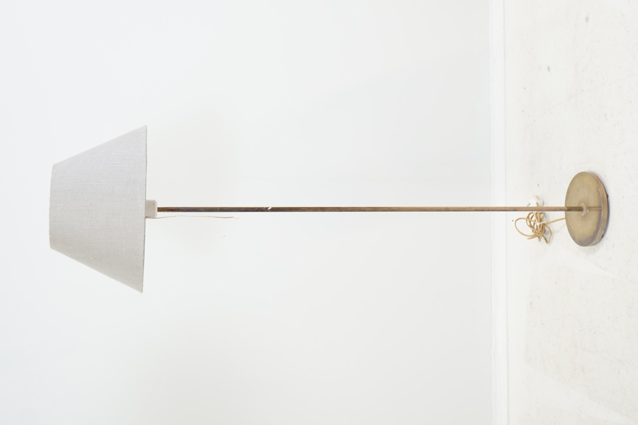 Golvlampa, mässing, Falkenberg Belysning, 1900-tal.