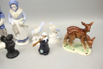 Figuriner, 8 st, bl.a Krukmakaren i Ystad och Zaphir.
