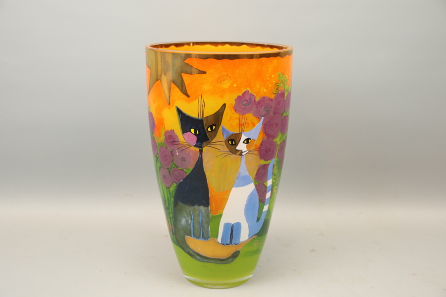 Rosina Wachtmeister, "Giardino di rose", vas, glas, Goebel.