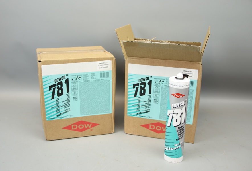 Acetat silikon, 24 tuber, Dowsil 781, DOW.