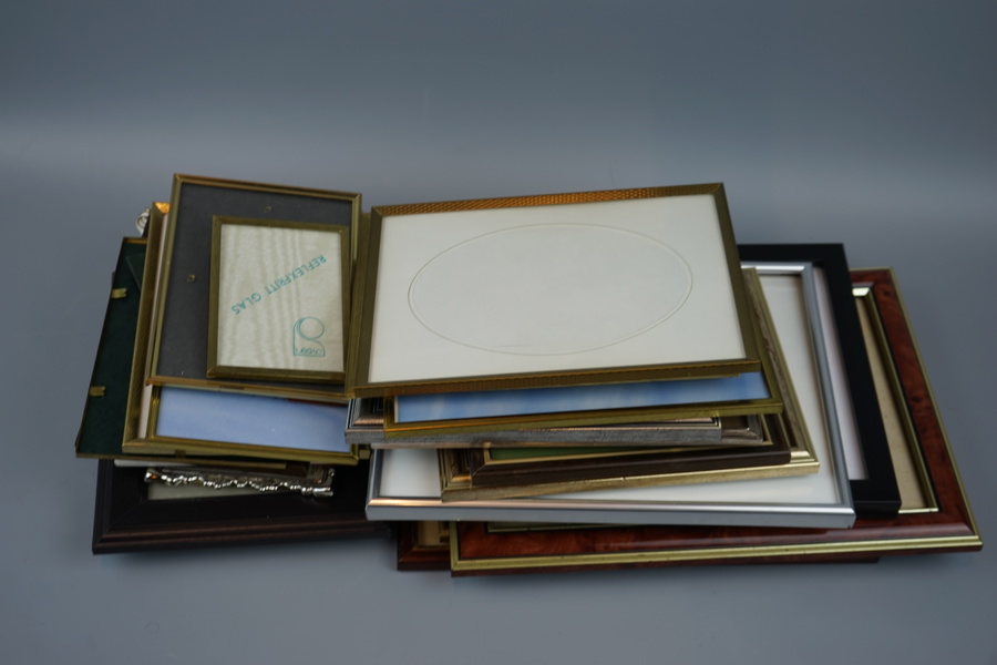 Fotoramar, ett parti.