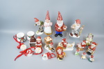 Tomtar m.m, 20 delar, porslin, handmålade. 