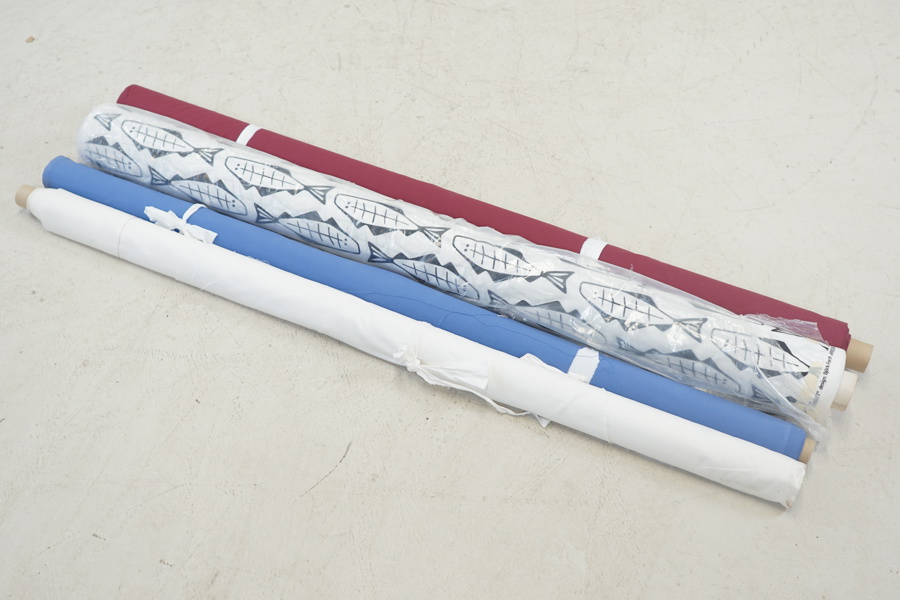 Tygrullar, 4 st, bl.a "Kattegatt", Björk Forth, Arvidssons Texil.