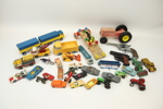 Leksaksbilar m.m, ett parti, bl. a. Tomte Lerdal VW och Corgi Toys.