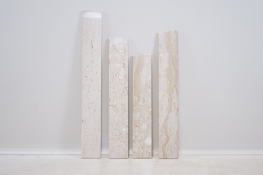 Fönsterbrädor, 4 st, sten.