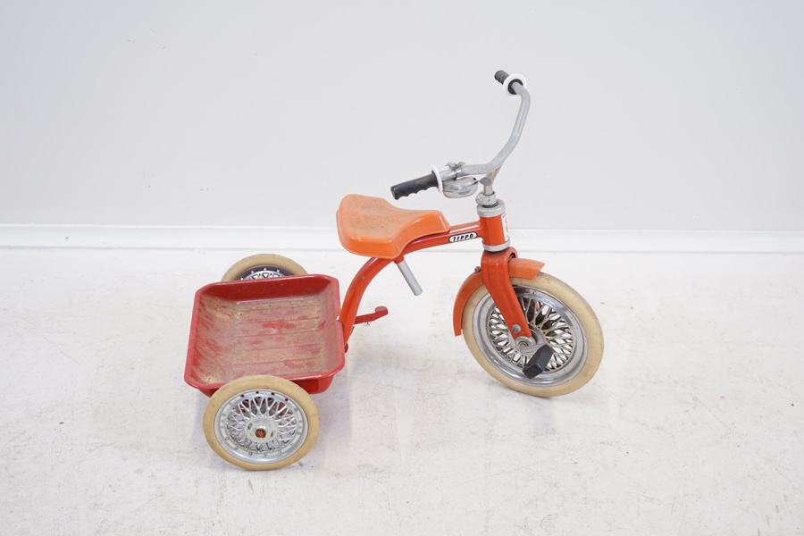 Trehjuling, metall, "Tippo", Lemmus.