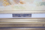 Fritz Kärfve, olja på duk, signerad.
