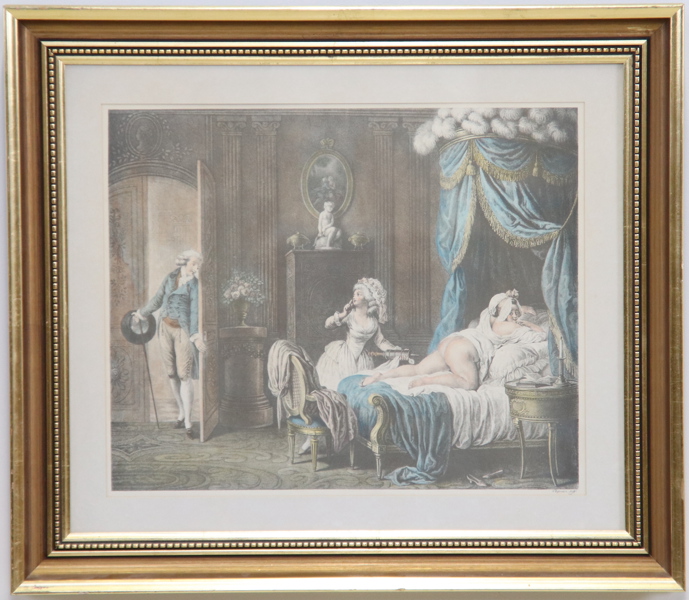 Litografiskt tryck, ekivokt.