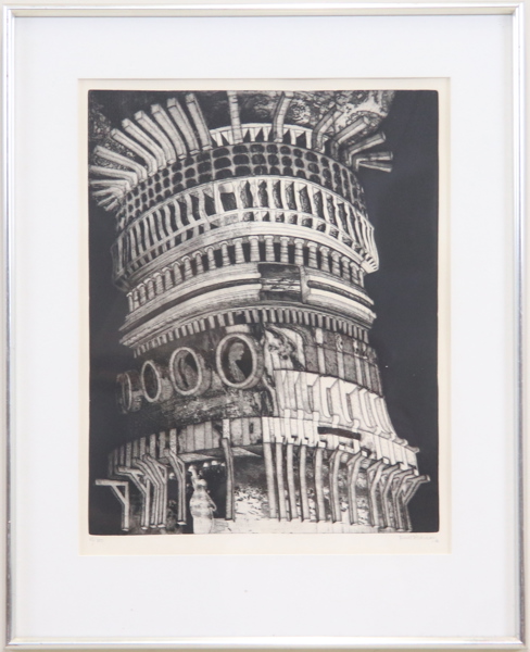 Bengt Böckman, litografi nr 62/200, signerad, daterad -66.