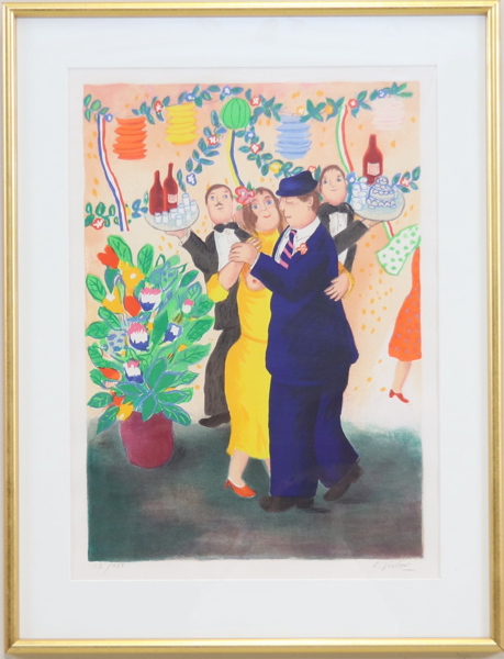 Lennart Jirlow, litografi nr 13/225, signerad.