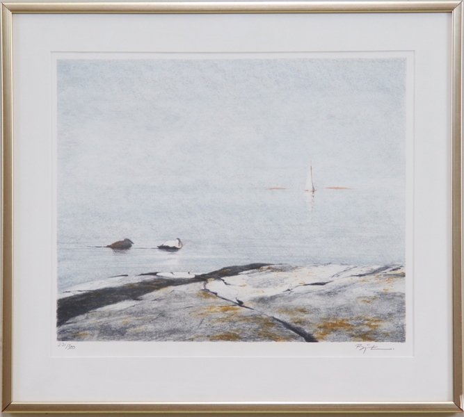 Björn Lindroth, litografi nr 271/300, signerad.