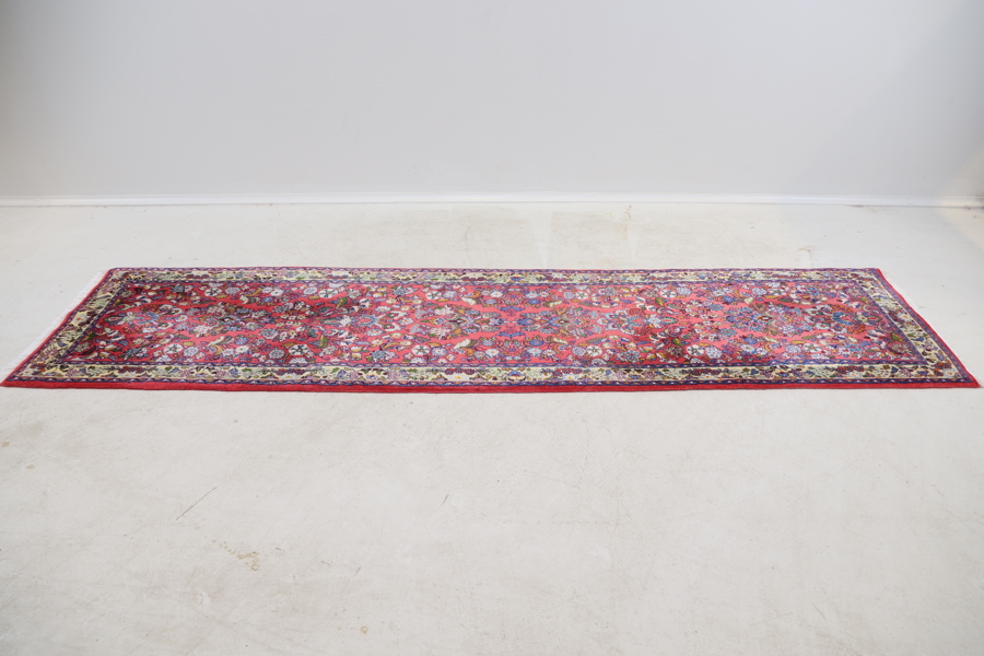 Matta, orientalisk, handknuten, ull.