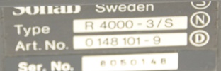 Förtärkare, Sonab R 4000-3.